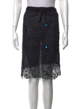 Plein Sud 2000s Silk Skirt
